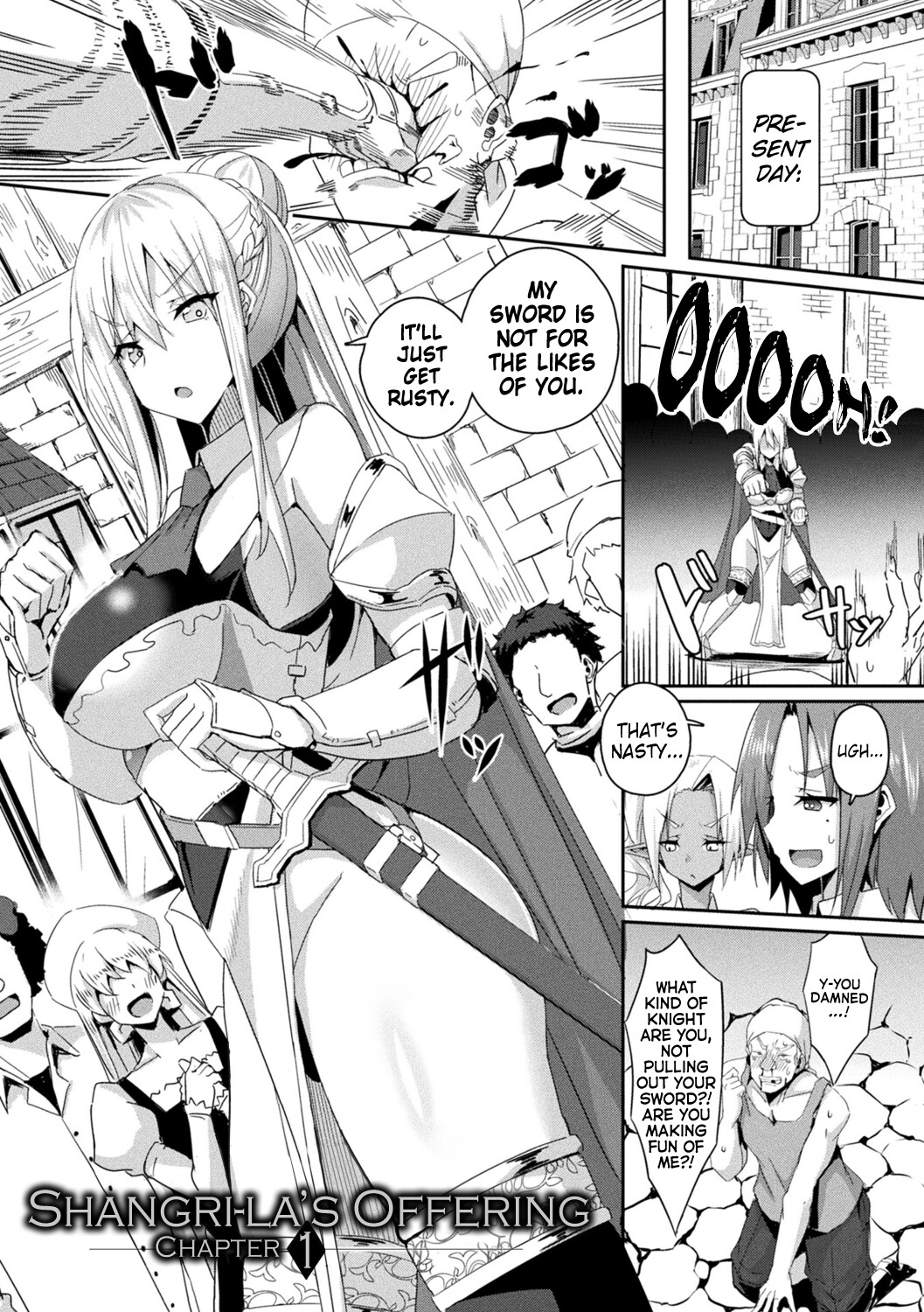 Hentai Manga Comic-Shangri-La's Offering -Tale of a Female Knight's Enslavement- Episode 1-Read-2